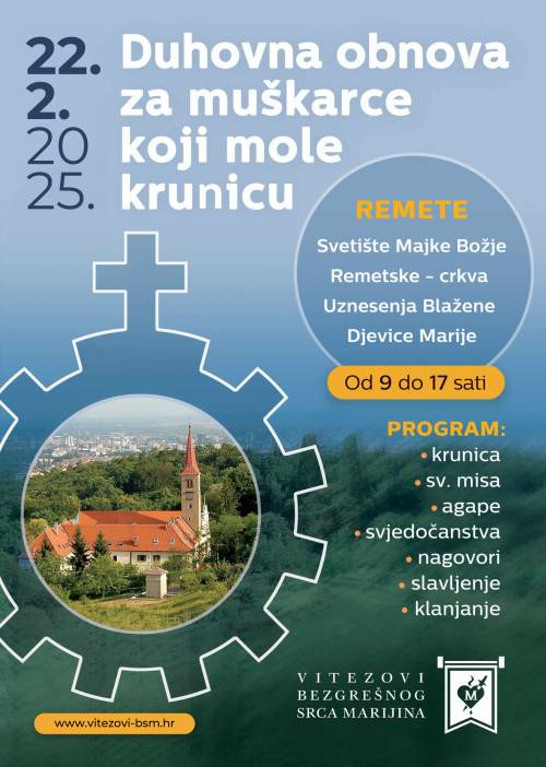 Započele su prijave za duhovnu obnovu u Remetama